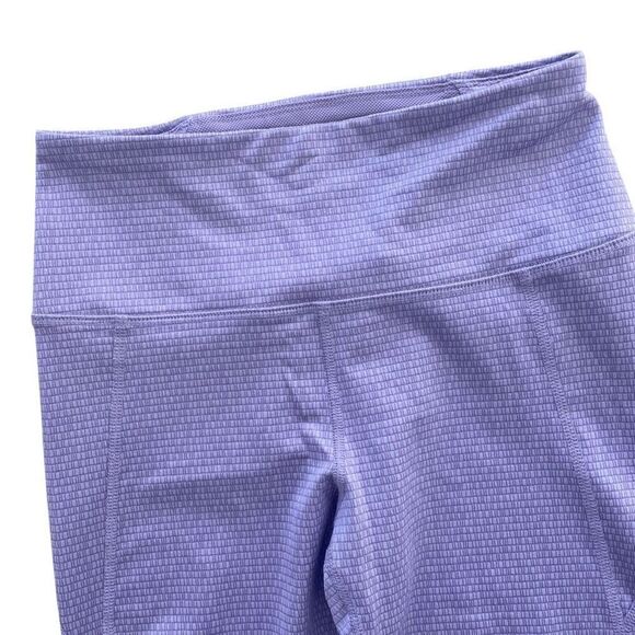 Under Armour Light Purple Leggings 7/8 Ankle Women’s Size Small 2 4 Fitness - Picture 2 of 5
